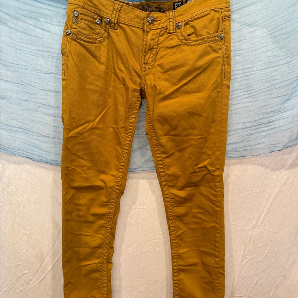 Miss Me Golden Yellow Jeans